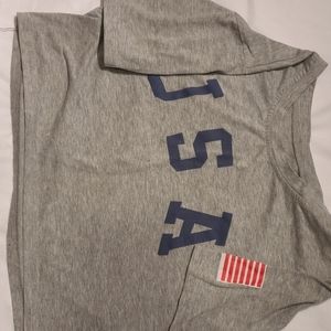 Shein, small, croped USA shirt